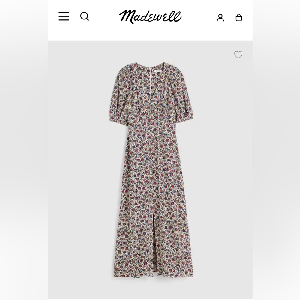 Madewell Puff Sleeve Empire Waist Maxi Dress
CHERRY RED, Size 4